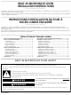 Whirlpool BUILT-IN MICROWAVE OVEN Installation Instructions Manual