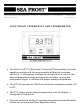Sea Frost ELECTRONIC THERMOSTAT AND THERMOMETER Installation And Operation Manual