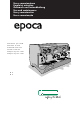 RANCILIO Epoca Use And Maintenance Manual