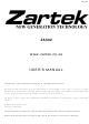 Zartek ZA502 User Manual