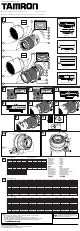 Tamron 272E Quick Manual