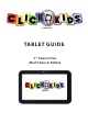 ClickN KIDS 7” Capacitive Multi-Touch Tablet Manual