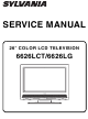 Sylvania 6626LCT Service Manual