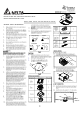 Delta VFB080C4L1 Installation And Operating Instructions