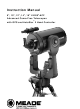 Meade LX200-ACF Instruction Manual