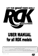 RGK Wheelchair User Manual