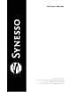 Synesso Espresso Machine Technical Manual