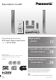 Panasonic SC-HT855 Operation Manual