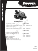 Snapper LT-200 Series Operator's Manual