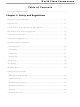 World Cat 250SF Owner's Manual
