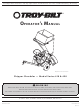 Troy-Bilt 410 Series Operator's Manual