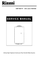 Rinnai INFINITY 26i Service Manual