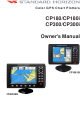 Standard Horizon CP180 Owner's Manual