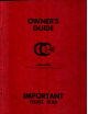 Jensen Marine CAL 2-46 Owner's Manual