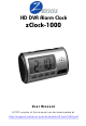 Zetronix zClock-1000 User Manual