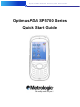 Metrologic SP5700 Series Quick Start Manual