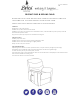 Birlea REGENCY RISE & RECLINE CHAIR Assembly Instructions
