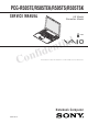 Sony VAIO PCG-R505TE Service Manual