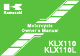 Kawasaki KLX110 Owner's Manual