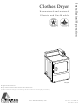 Alliance Laundry Systems D677I_SVG Installation & Operation Manual