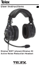 Telex Stratus 30XT User Instructions