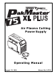 THERMAL DYNAMICS PAK MASTER 75XL PLUS SERVICE MANUAL Pdf Download ...