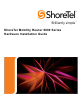 ShoreTel Mobility Router 6000 Series Installation Manual