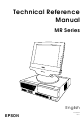 Epson MR Series Technical Reference Manual