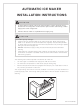 Frigidaire 242102400 Installation Instructions