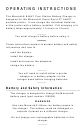Monarch 9464 four station battery charger Operating Instructions Manual