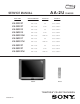 Sony TRINITRON KV-36FS13H Service Manual