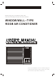 Hitachi WINDOW/WALL TYPE ROOM AIR CONDITIONER User Manual