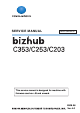 Konica Minolta bizhub C353 Service Manual