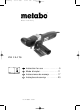 Metabo PE 12-175 Instructions For Use Manual