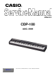 Casio CDP-100 Service Manual