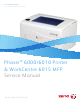 Xerox Phaser 6000 Service Manual
