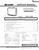 Sharp 32SC260 Service Manual