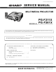 Sharp PG-F261X Service Manual