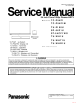 Panasonic TU-Z100U Service Manual