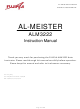AL-MEISTER ALM3222 Instruction Manual