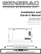 Generac Power Systems 04673-1 Installation And Owner's Manual