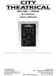 City Theatrical D4 User Manual