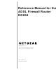 NETGEAR DG834 Reference Manual