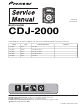 Pioneer CDJ-2000 Service Manual