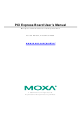 Moxa Technologies PCI Express Board User Manual