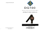 RJE DG100 Operation Manual