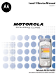 Motorola A920 Service Manual