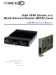 Force 10 Multi-Service Router Reference Manual