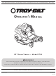 Troy-Bilt ZT50 Operator's Manual