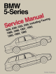 BMW 1989-1995 525i Service Manual